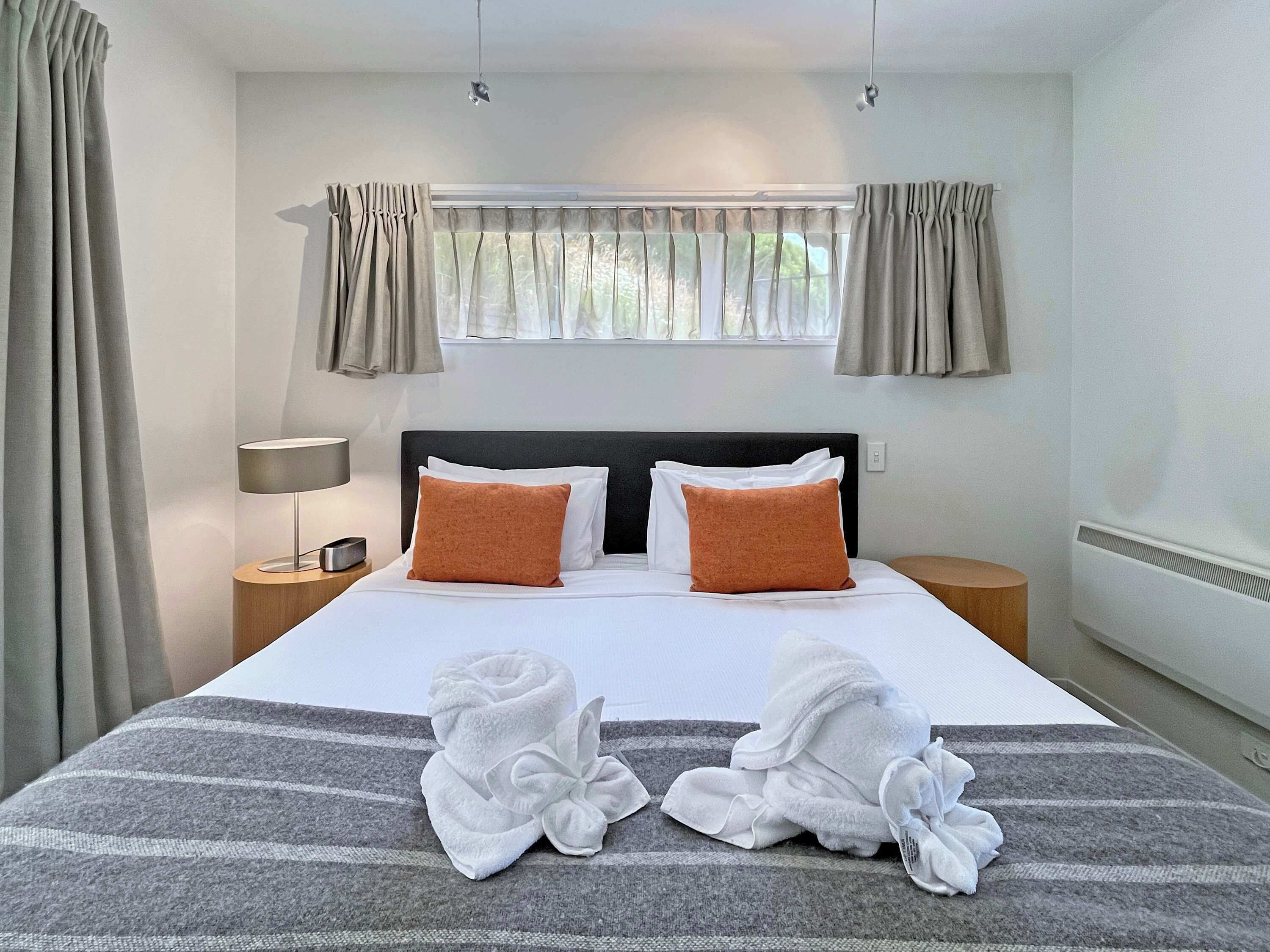 2 bedrooms, iron/ironing board, travel crib, WiFi