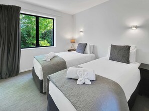 2 bedrooms, iron/ironing board, travel crib, WiFi