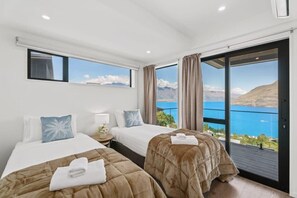 4 bedrooms, iron/ironing board, travel cot, WiFi