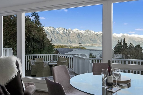Enjoy a glass of wine and some delicious chocolate while you soak up the stunning views.