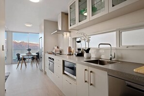Fridge, microwave, stovetop, dishwasher - Spectacular VIEWS, 2 Bedrooms & BIG DECK! (Queenstown)