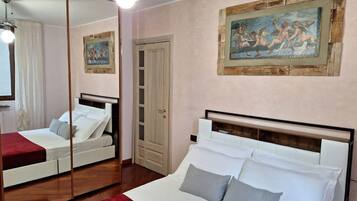 2 chambres, fer et planche Ă  repasser, draps fournis