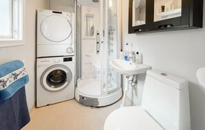 Een douche, een haardroger