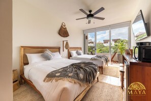 1 bedroom, in-room safe, blackout curtains, iron/ironing board - NHOA 305C Lux 1BR Pool View Aldea Zama (Tulum)