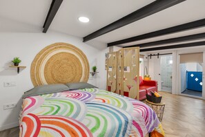 1 多间卧室、熨斗/熨衣板、免费 WiFi、床单