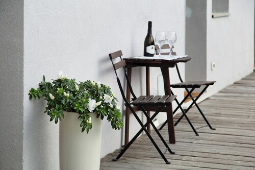 Chambre 'Camera S Verde Bagno Esterno Privat' avec vue sur lac, terrasse partagée et Wi-Fi