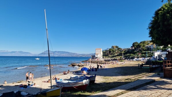 On the beach