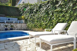 Pool - Villa 'Casa Manzana' with Mountain View, Private Pool and Wi-Fi (Calonge)