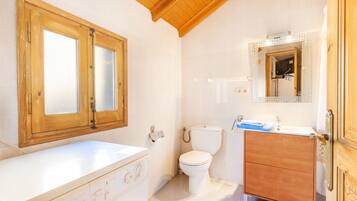 Een douche, handdoeken