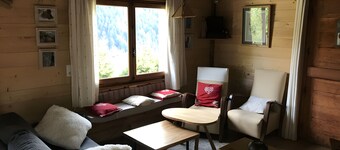 Chalet 'Le Petit Ranch' with Mountain View and Private Garden
