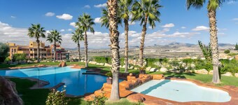 Apartment 'Appartement Avec 2 Piscines' with Sea View, Wi-Fi and Air Conditioning