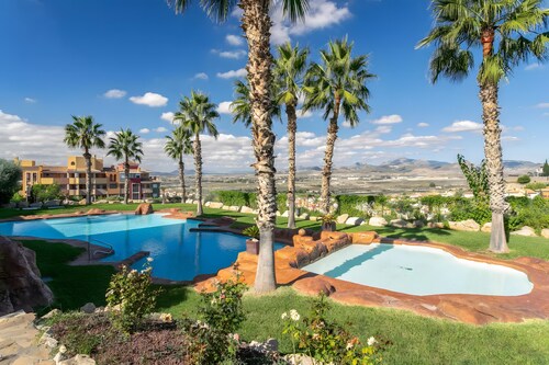 Apartment 'Appartement Avec 2 Piscines' with Sea View, Wi-Fi and Air Conditioning