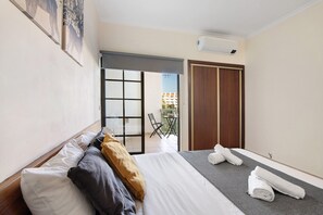 1 多间卧室、熨斗/熨衣板、免费 WiFi、床单