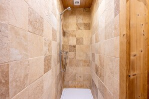 Shower, hair dryer