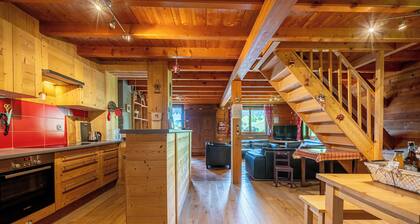 Apartamento 'Le Chamois' con terraza compartida, balcón y Wi-Fi