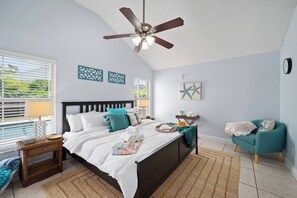 4 bedrooms, iron/ironing board, travel crib, free WiFi