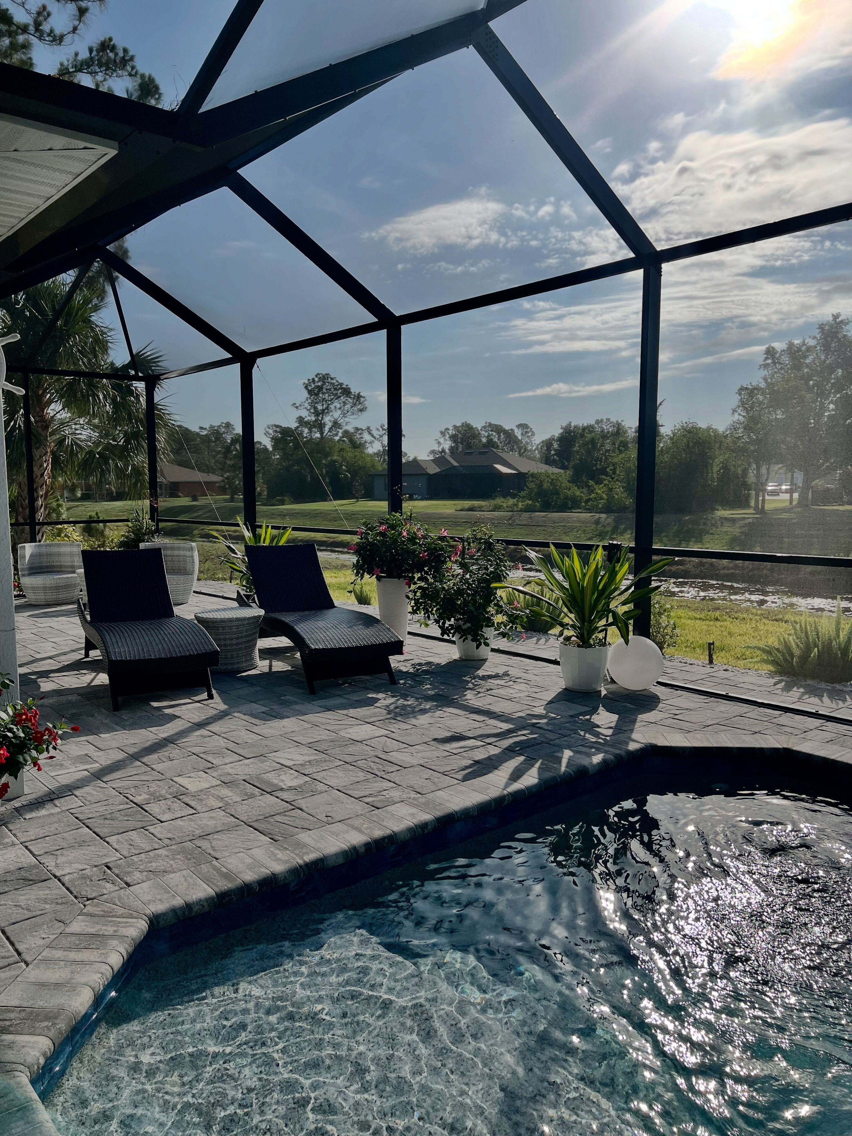 Außenpool, beheizter Pool