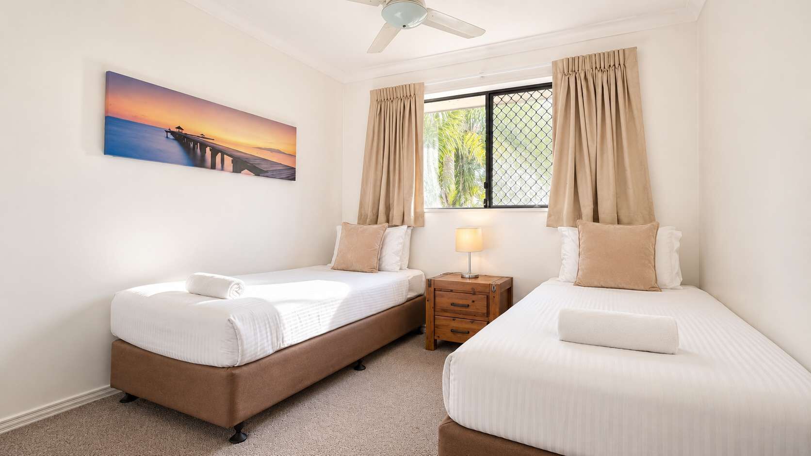 2 bedrooms, iron/ironing board, travel crib, WiFi
