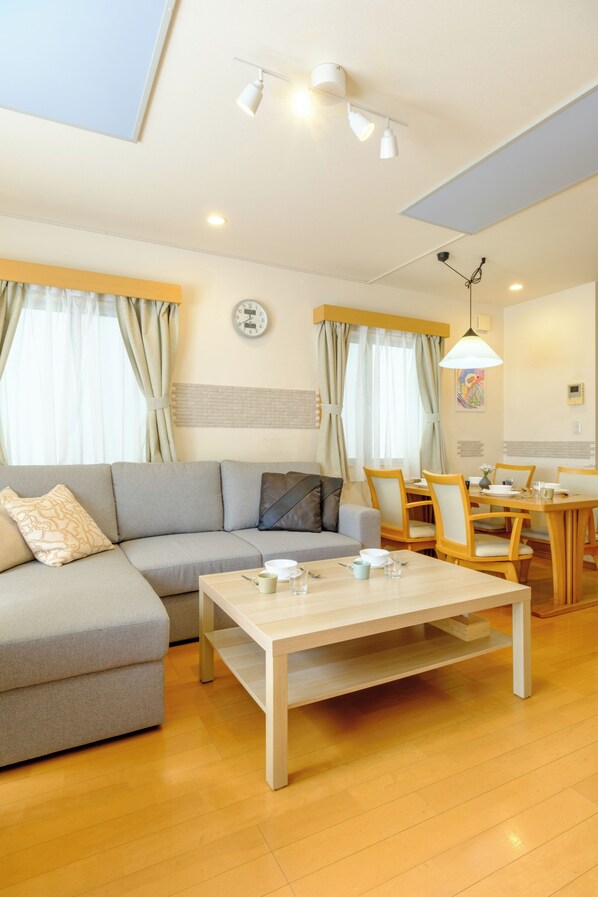 Ferienhaus, 2 Schlafzimmer, Nichtraucher, Küche | Wohnbereich