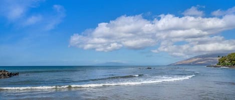 Sun-loungers, beach towels