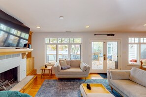 TV, video games, video library