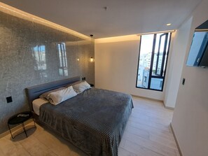 1 soverom, strykejern/-brett, wi-fi og sengetøy