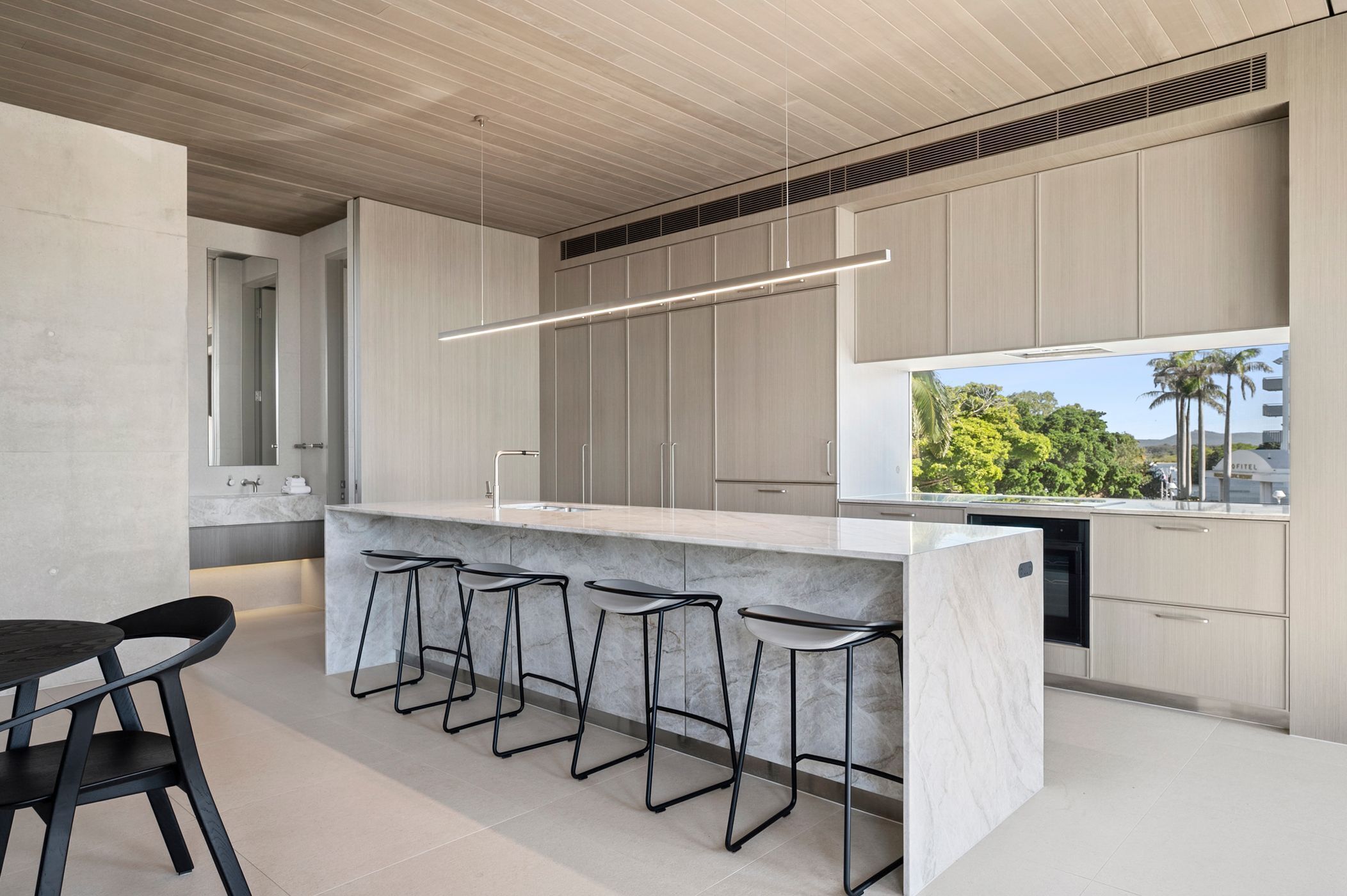 Villa Thirty | Private kitchen | Full-sized fridge, microwave, oven, stovetop