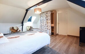 2 chambres, lit parapluie, Wi-Fi gratuit, draps fournis