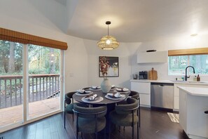 Dining - Unique waterfront home with sauna, hot tub, and washer & dryer (Gig Harbor)