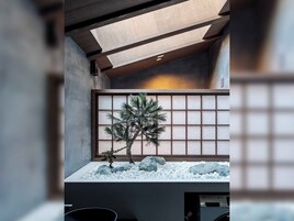 Bañera con ducha, cabezal de ducha tipo lluvia