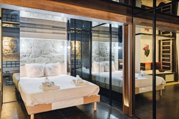 2 habitaciones, internet y ropa de cama
