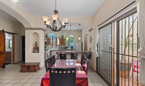Dinning Room and Kitchen - Casa Sandy - Private Golden Zone Villa with Pool (Bucerías)