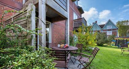Ferienwohnung 'Kleine Ella Pellworm' mit Privatterrasse, Gemeinschaftsgarten und Wi-Fi