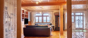 Apartment with Private Sauna, Balcony and Wi-Fi