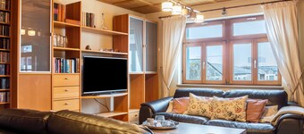 Apartment with Private Sauna, Balcony and Wi-Fi