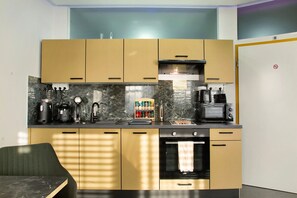Fridge, microwave, oven, stovetop - Apartment 'Neuburg 1 - New' with Wi-Fi (Neuburg an der Donau)