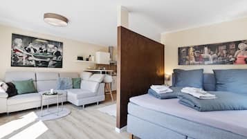 Bügeleisen/Bügelbrett, kostenloses WLAN, Bettwäsche