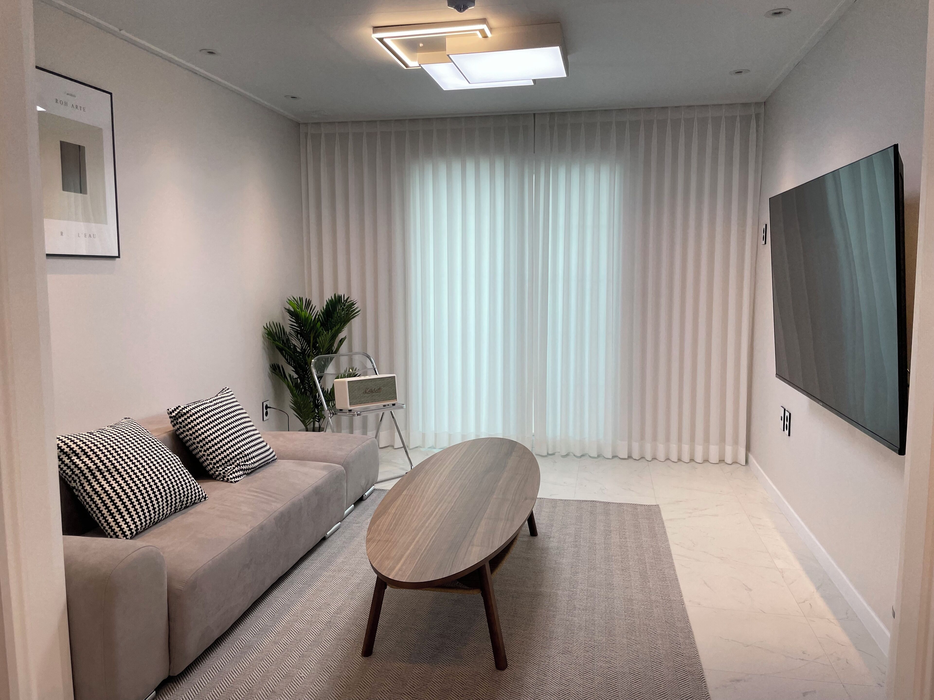 Group Room for 10 people | Living area | TV, heated floors