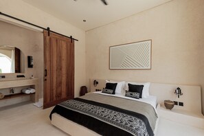 Villa, 2 Bedrooms, Patio, Pool View | Egyptian cotton sheets, premium bedding, free WiFi, bed sheets