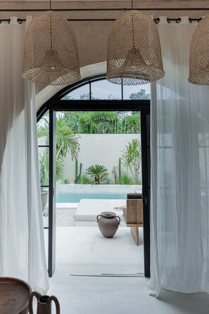 Villa, 1 Bedroom, Pool View | Egyptian cotton sheets, premium bedding, free WiFi, bed sheets - Khaleela Villas (Canggu)