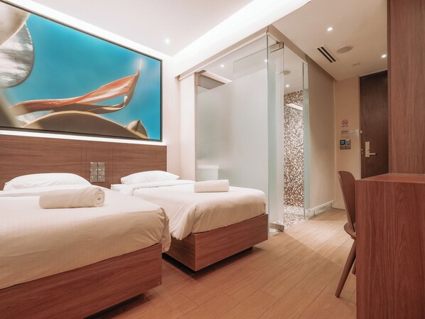 Deluxe Twin Room, No Windows