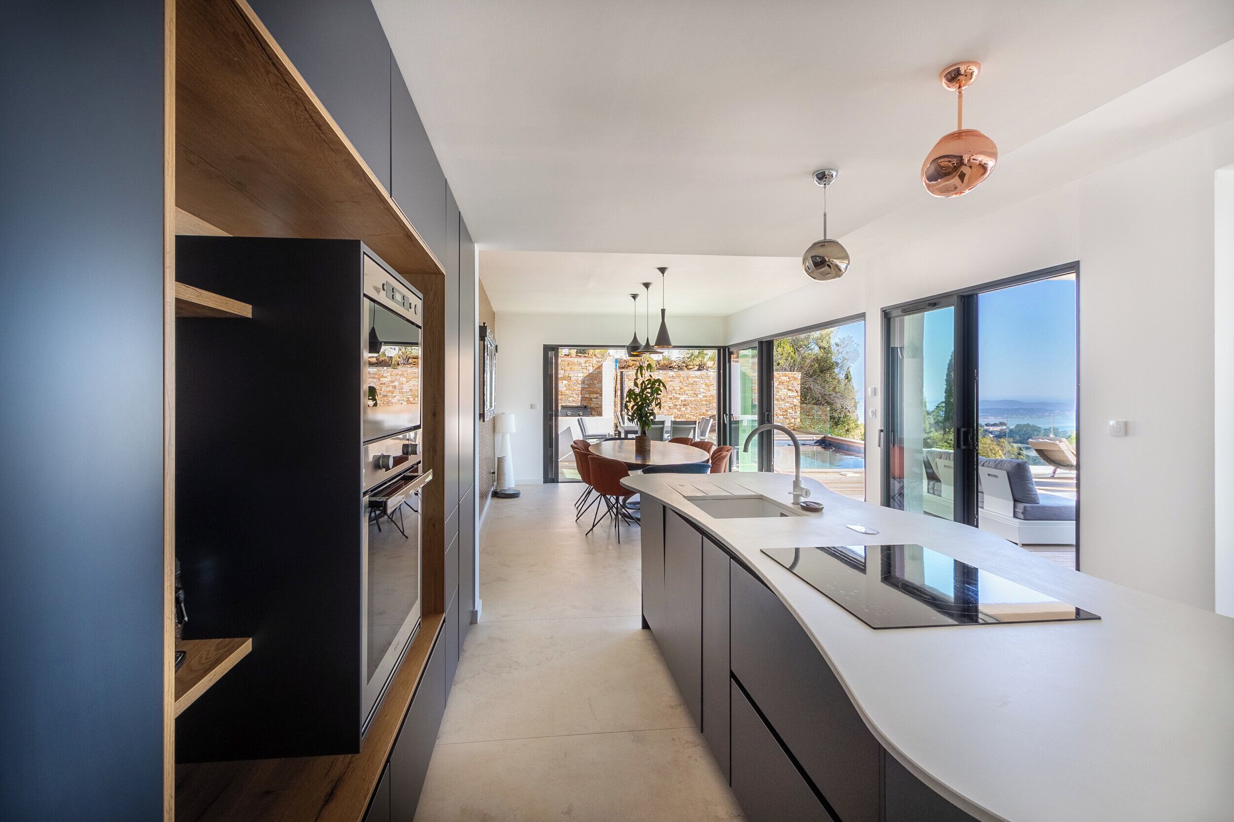 Deluxe Villa, Sea View | Living area