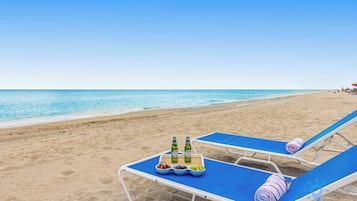 Vlak bij het strand