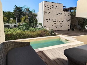 Departamento, 1 habitación, alberca privada | Alberca | Alberca al aire libre