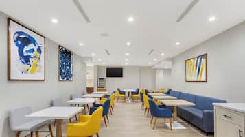 Free daily self-serve breakfast