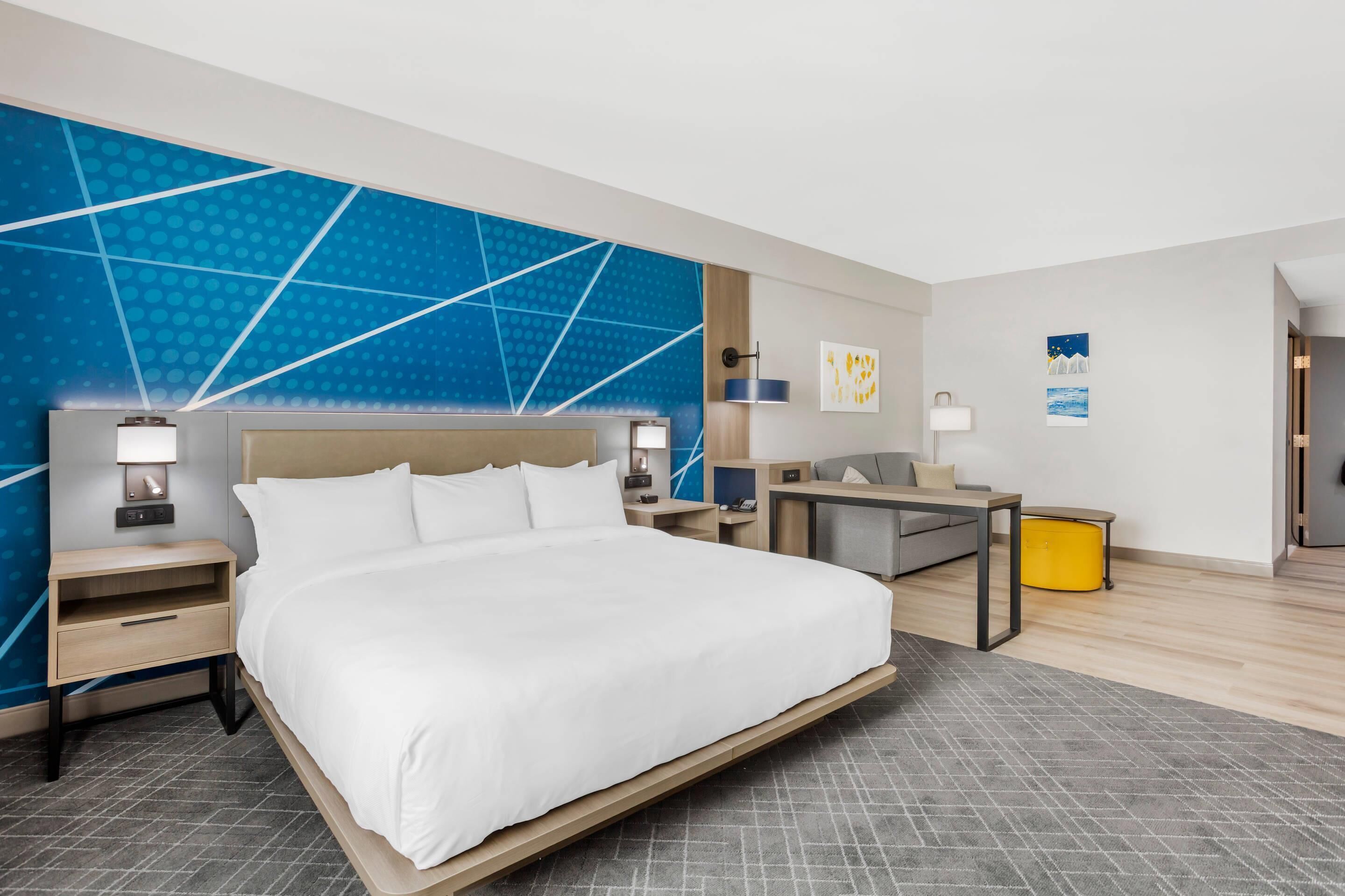 Suite, 1 kingsize-seng med sovesofa, tilpasset bevegelseshemmede, ikke-røyk