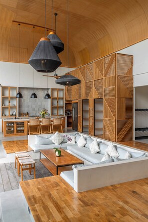 Luxury Villa | Living room | Flat-screen TV - Villa Lava (Canggu)