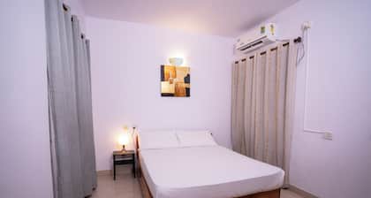3 BHK apartment, Sea Facing with Kitchen and living.