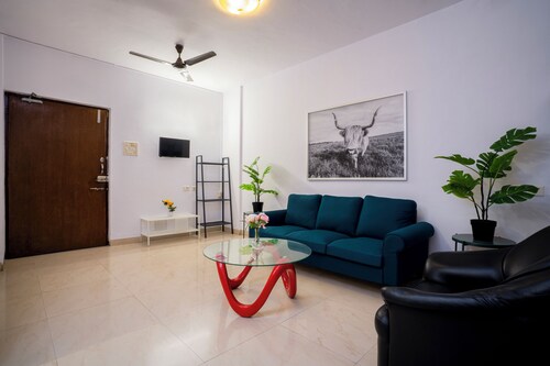 3 BHK apartment, Sea Facing with Kitchen and living.