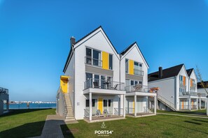 Exterior - Hus Twustern - Waterfront, Whirlpool, Sauna, Fireplace, Balcony, Parking (Olpenitz)
